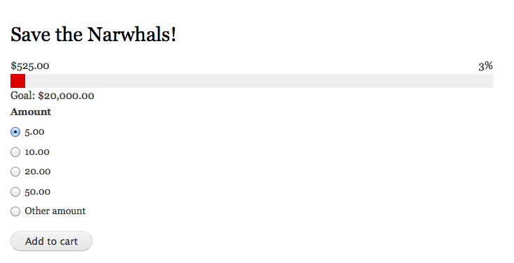 Commerce Goal: Progress bars for Drupal Commerce Commerce Goal: Progress bars for Drupal Commerce
